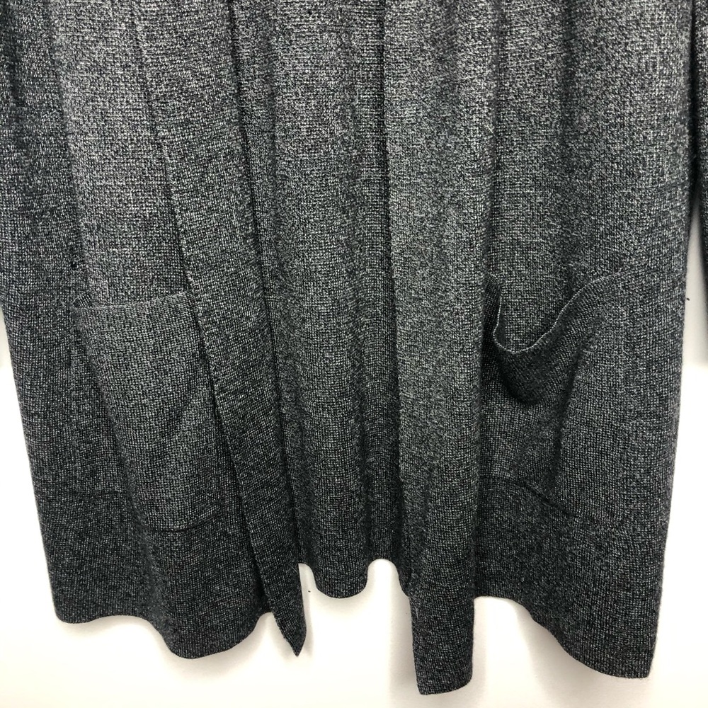 EILEEN FISHER Wool Blend Open Front Cardigan - Picture 7 of 7